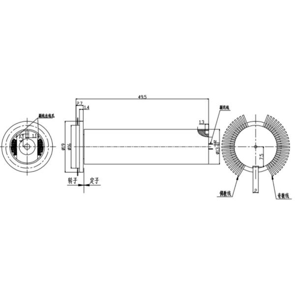 Long Working Life 10 Million RPM Slip Rings