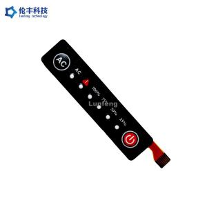 China Polyester LED Membrane Switch , Flexible Circuit Custom Membrane Keypad on sale