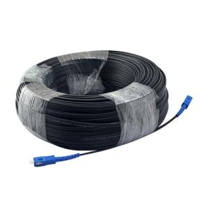 China Single Mode Outdoor 1 Wire Fiber Optic Patch Cord 50M GJYXCH SC Connector on sale