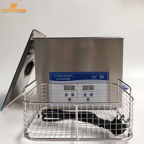Quality Stainless Steel Heated Desktop Ultrasonic Cleaner 10Liter For Laboratory / Medical Ultrasonic Cleaning for sale