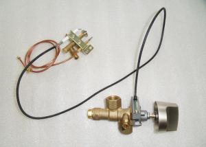 Buy cheap Brass Gas Safety Valve With Piezoelectric Igniter , SV32 Gas Stove Control Valve product