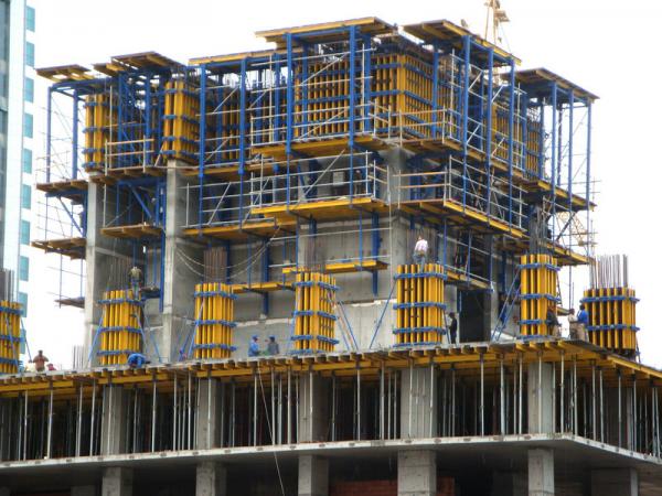 Quality Auto Independent Self Climbing Formwork with Forward or Backward Inclination QPMX-50 for sale