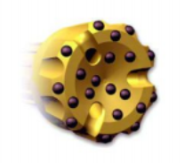 High Air Pressure DTH Bits With Flat Face For Hard Rock Drilling In Carbon Steel