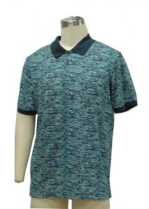Buy cheap Fitted Mens Patterned Polo Shirts , Classic Polo Solid Color T Shirts 100% Cotton Slub Yarn product