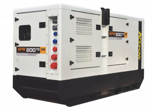 White Large 50Hz Frequency Automatic Voltage Regulation Generator for Emergency Power