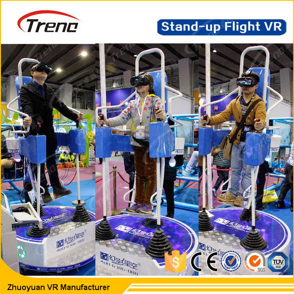 Space Game Flight Simulator Virtual Reality With Electric Motion Platform