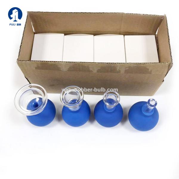 4pcs 15/25/35/55mm colorful Silica Cans 4 Pieces Facial Cupping Without Fire Massager Cellulite Vacuum Suction Silicone