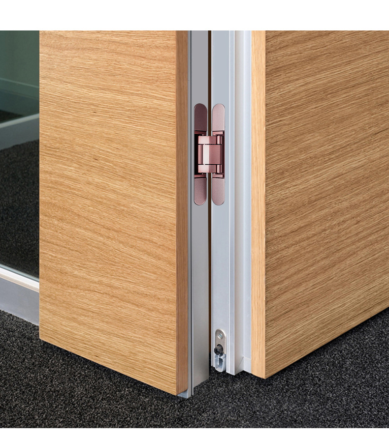 Modern 180 Degree Adjustable Three-Dimensional Hidden Door & Window Hinge Foldable for Internal/External Use