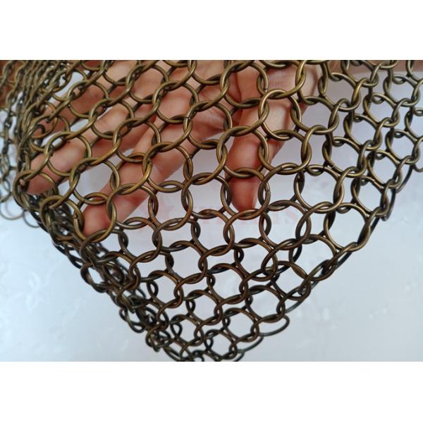 10mm Chainmail Stainless Steel Curtains For Office Room Divider