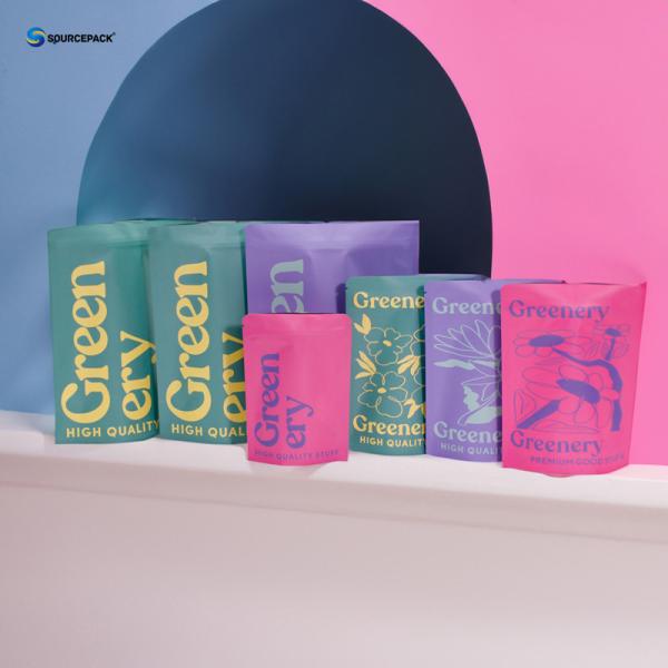 Customizable Odor Proof Weed Packaging Bags with Printed Logo