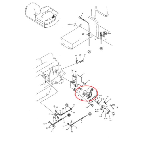 YN20S00002F1 YN20S00002F2 Stepper Throttle Motor For Kobelco SK210-8 SK200-6E