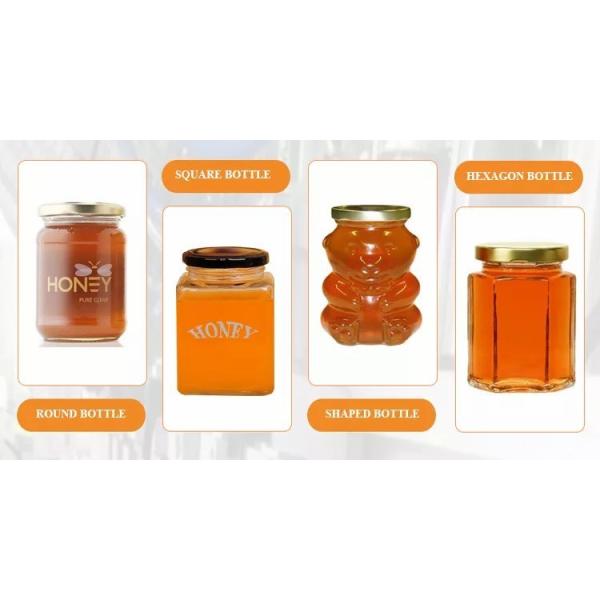Automatic Glass Jar Heating Filling Machine For Peanut Butter Chocolate Paste