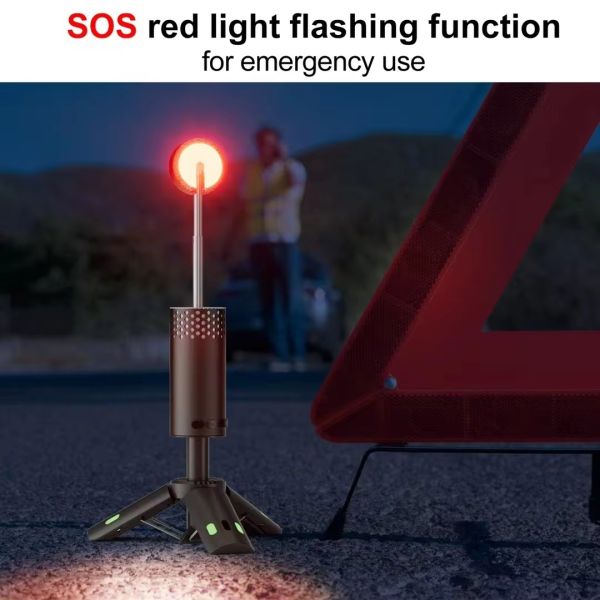 4 Mode LED Rechargeable Telescopic Camping Light Outdoor Emergency Collapsible Camping Lantern