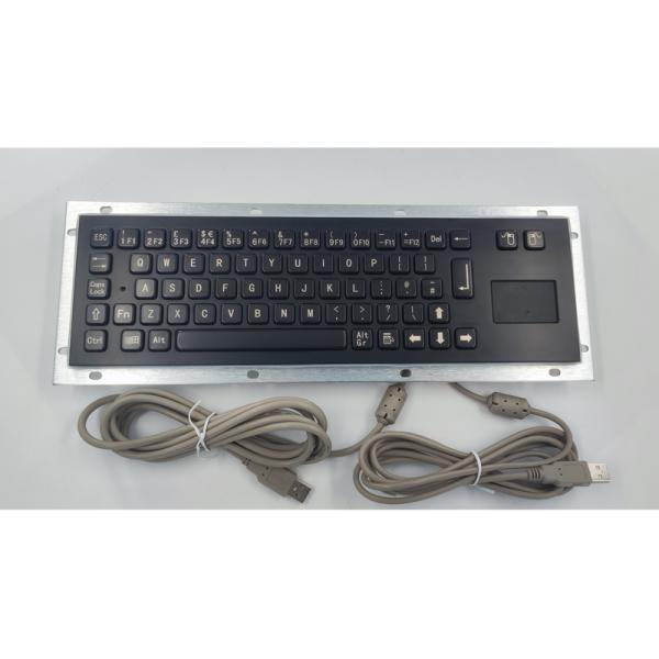 Durable Black Stainless Steel Keyboard Metal For Self Service Kiosk Machine
