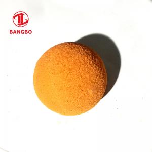 China Zoomlion 125mm Concrete Pump Cleaning Sponge Ball Orange round on sale