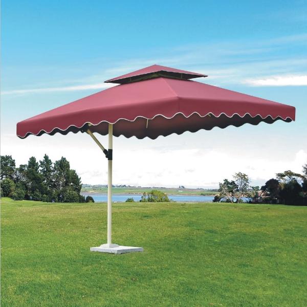 SGS 8 Ribs Free Standing Garden Umbrella With Aluminum Alloy Frame