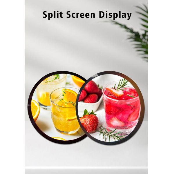 Creative Round LCD Screen Circular Digital Signage Smart Advertising Display Wall Mounted Hanging Monitor for Luxury Store OEM