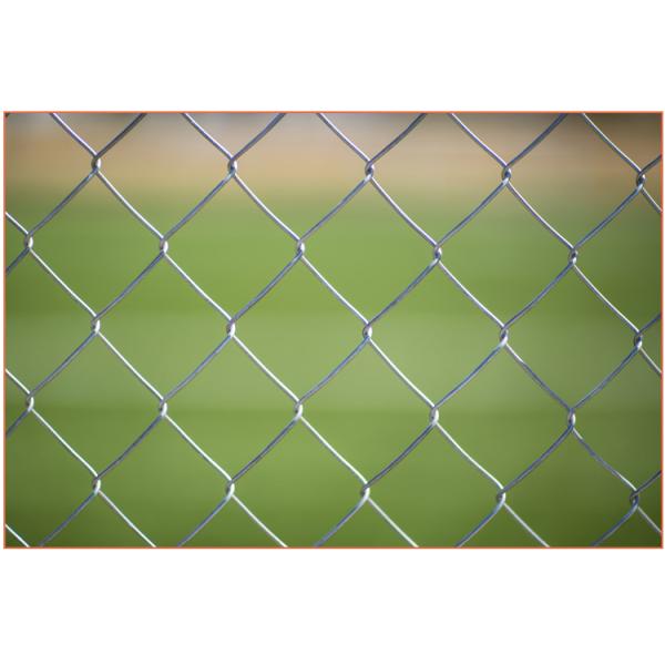 1.5 Inch Diamond Mesh Fence Powder Painted Chain Link Fence Any Ral Color