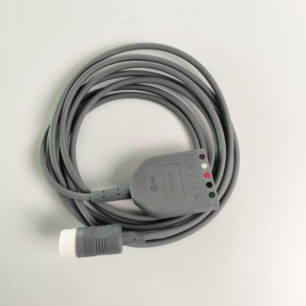 PHILIP Original Efficia 3/5 ECG Trunk Cable, AAMI/IEC. REF: 989803160641
