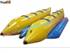 China Commercial Grade PVC tarpaulin and Durable Inflatable Towable Banana Boat Toys for Lake on sale