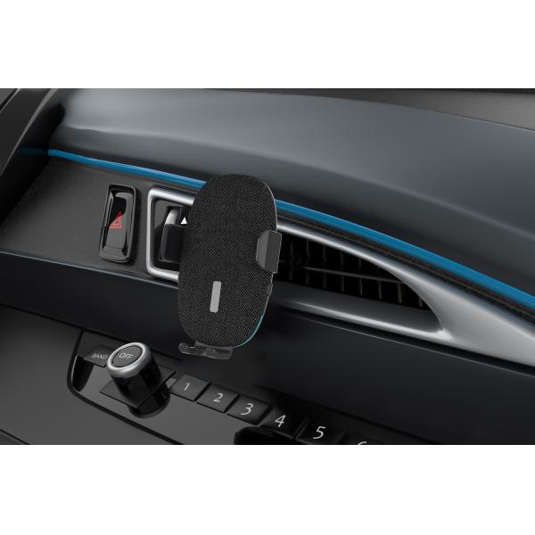 Air Vent Cloth Car Mount Phone Holder Black Car Mount Mobile Phone Holder