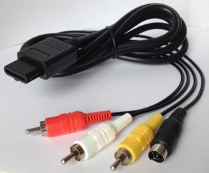 China 1.8M length Video Game Cables For Game Glub S-Video AV on sale