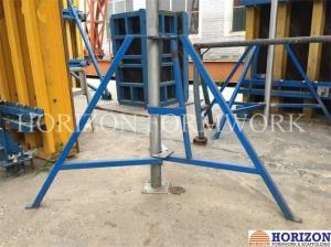 China Removable Slab Formwork Construction Folding Tripod Q235 Steel Pipe Material on sale