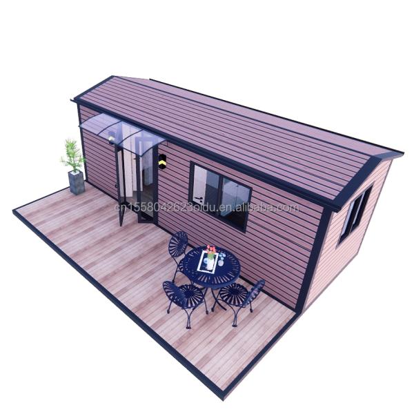 Customized Color EU Chinese-Style Wooden Garden House Light Steel Frame Structure One Room for Hotel and Family