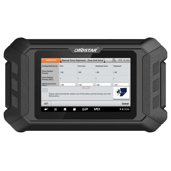 OBDSTAR iScan for MERCURY Marine Diagnostic Tablet with Special Functions Support G3/ DFI 2/ Optimax/ Seapro/ Verado/ 40HP-300HP