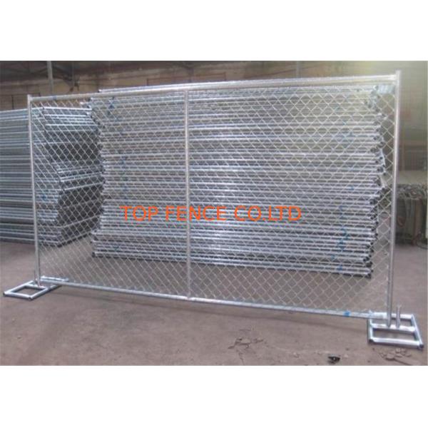 chain mesh temporary construction fence 8ft x 12ft  mesh 2-3/8 inch mesh opening x 11.5 gauge wire