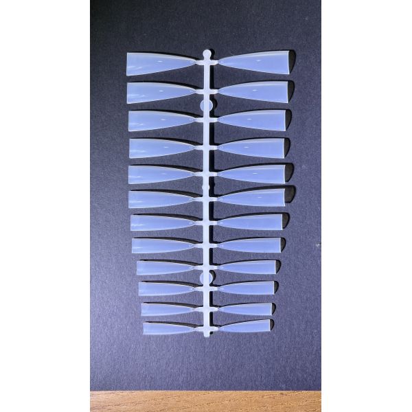 False Nails 24 PCS Plastic ABS Press-on Coffin False Nails Detachable Wearable FakeNails