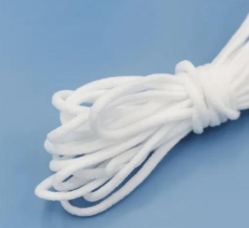 5m Nylon Round Elastic Ear Loop Shuttleless Weaving Without Logo Printing