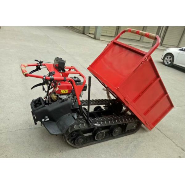 Durable Small Tracked Dumpers / Rubber Track Carriers With Automatic Transmission