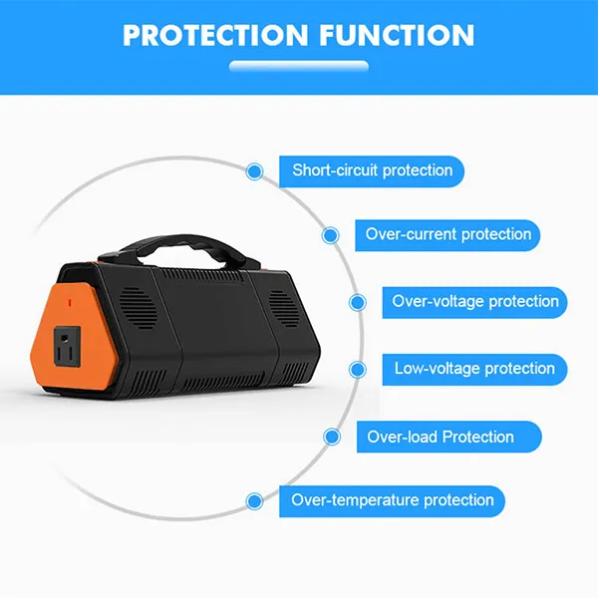 Outdoor Camping Portable Power Station Jump Starter 100W 155Wh