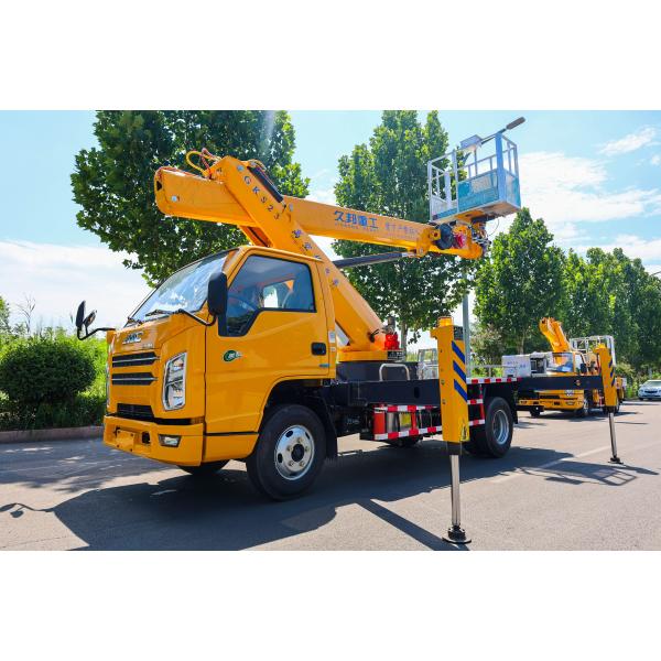 Customized Diesel 23m Telescopic Boom Bucket Vehicle Aerial work truck High-altitude Operation Truck