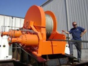 Marine towing electric and hydraulic winches