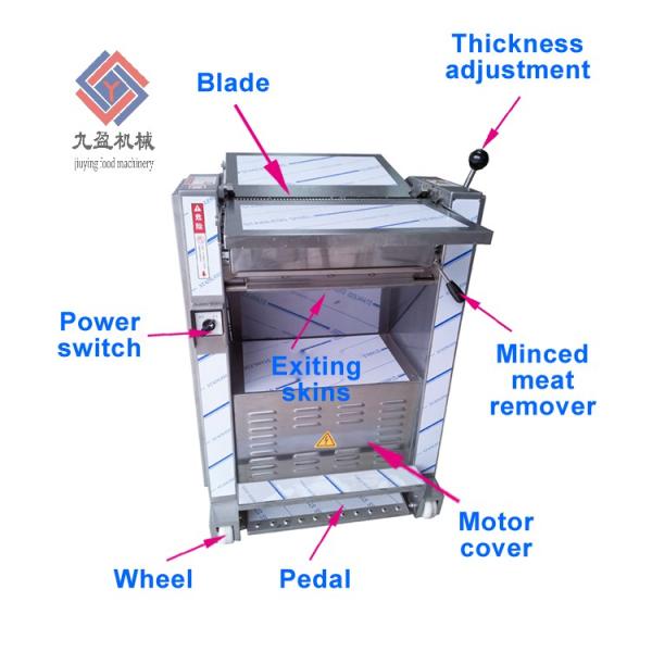 304 Stainless Steel 380v Meat Processing Machine Low Noise Easy Operation