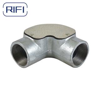 Buy cheap Hot Dipped Galvanised GI Conduit Fittings 20mm Conduit Elbow BS4568 Fittings product