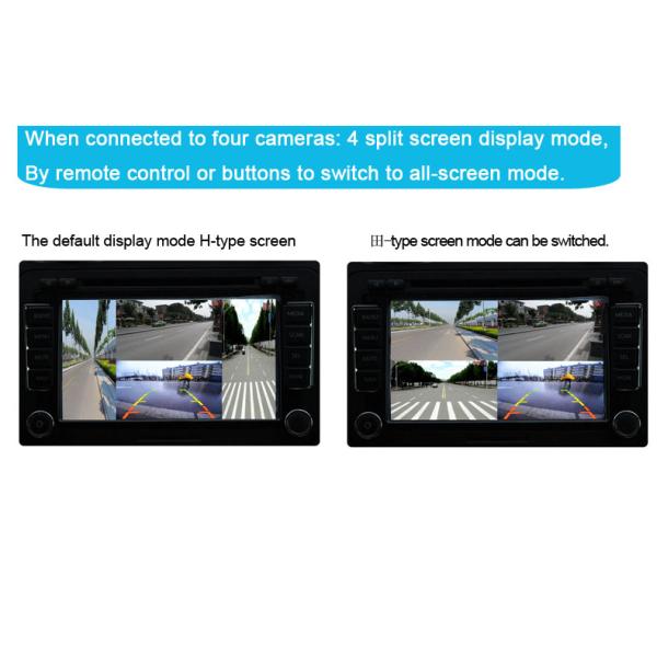 12 Volt 4 Channel Vehicle Black Box DVR Systems 1080P Resolution Light Weight