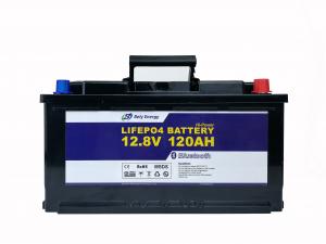 China 12V 120Ah Li Iron Phosphate Battery Bluetooth Refugee Boat EV Lithium Battery on sale
