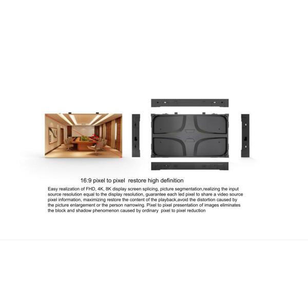 Meeting Room Indoor Fixed LED Display Fine Pitch Die Casting Panel 16/9 Format Option