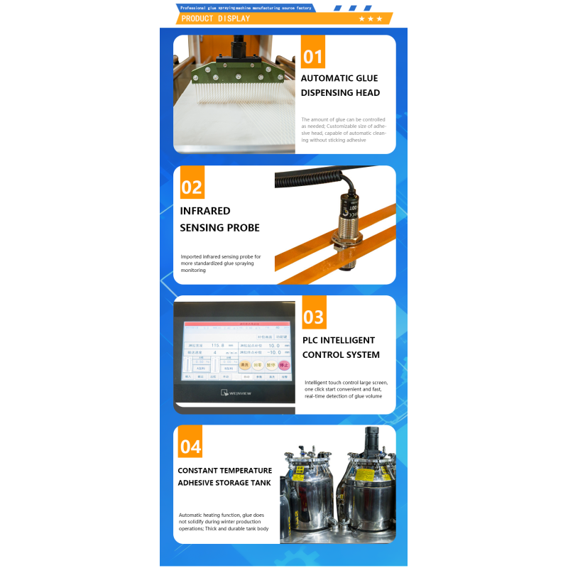 Automatic glue spreading machine for melamine wooden wall decorative panels in building materials factories