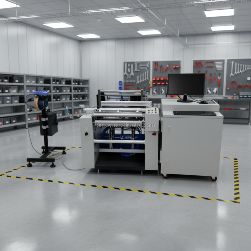 Fully Automatic Air Jet Sample Loom Shuttleless Loom Laboratory Pneumatic Loom Air-jet Weaving Machine Textile Testing M