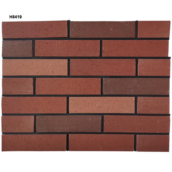 Decorative Building Material Facing Brick Clay Splitting Bricks Clinker Tiles for House Facades