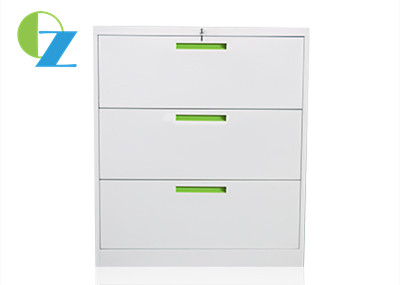 Lockable Office Lateral File Cabinets , 3 Drawer File Storage Furniture KD Structure