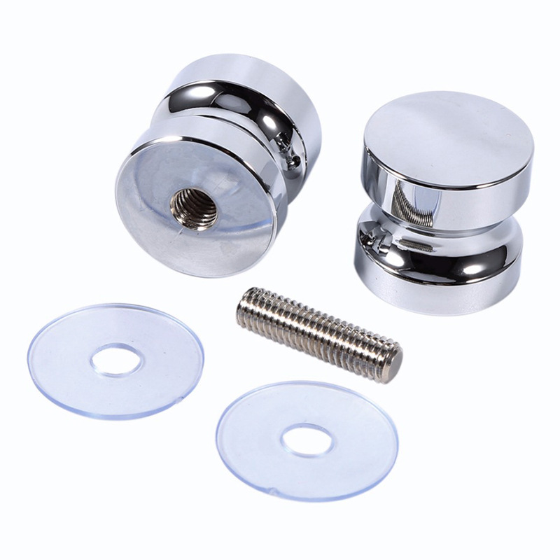 Single Hole Modern Solid Cylindrical Aluminum Bathroom Accessory Single Handle for Small Shower Room Glass Door