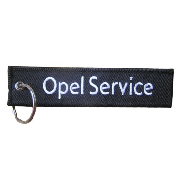 Polyester Custom Stylish Embroidery Key Holder With Remove Before Flight