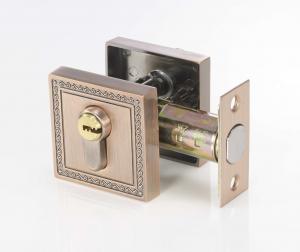 Buy cheap Polished Brass Square Deadbolt Lock Antique Copper product