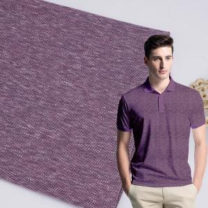 Buy cheap Durable 190gsm Double Pique Fabric , Smooth Solid Cotton Knit Fabric product