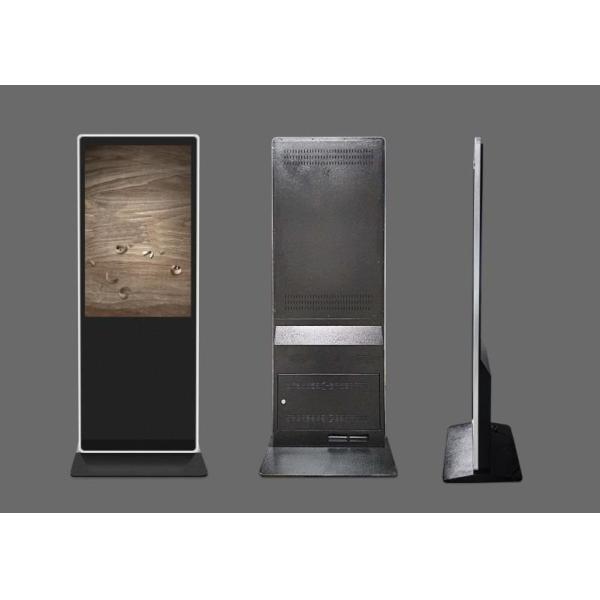 65 inch Floor standing digital signage display PCAP touch screen Intel i7 PC with camera optional
